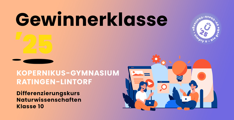 Gewinnerklasse ’25 KOPERNIKUS-GYMNASIUM RATINGEN-LINTORF Differenzierungskurs Naturwissenschaften Klasse 10